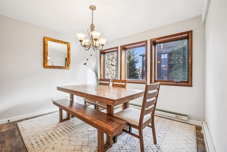Dining Area - Park Place 202E - Breckenridge Vacation Rental