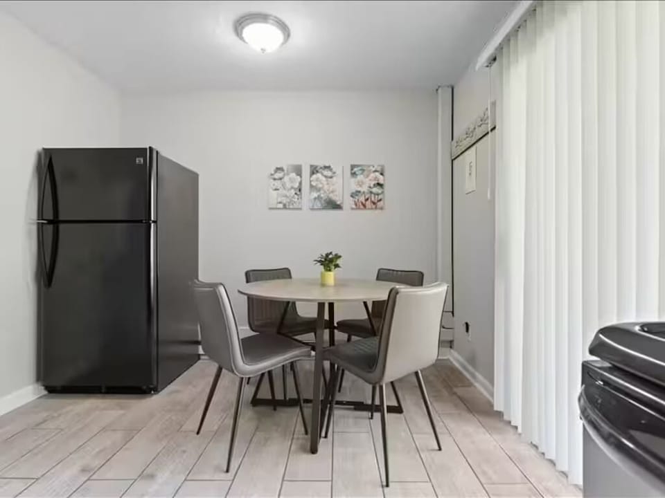 Gather and share meals together in comfort