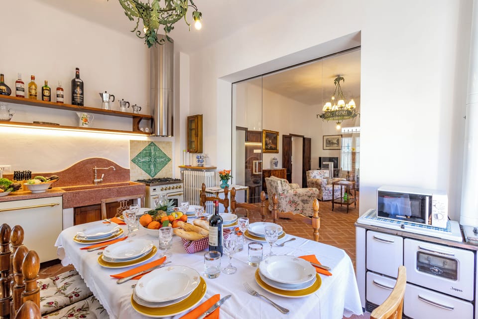 Kitchen and dining area
