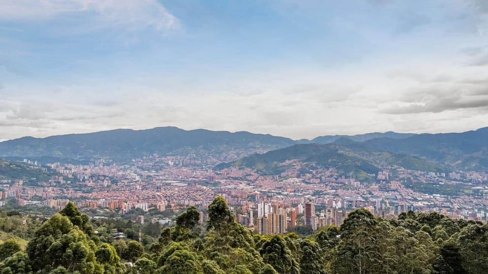 Bnz mansion aerial medellin valley view