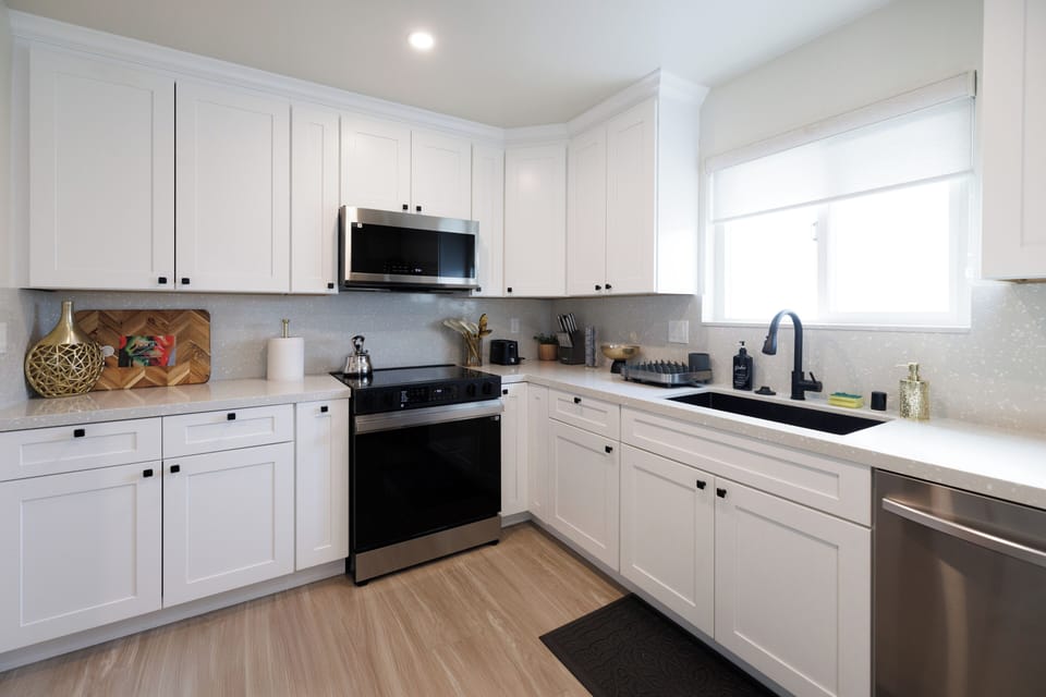 The high end gourmet kitchen is calling your name, Chef!