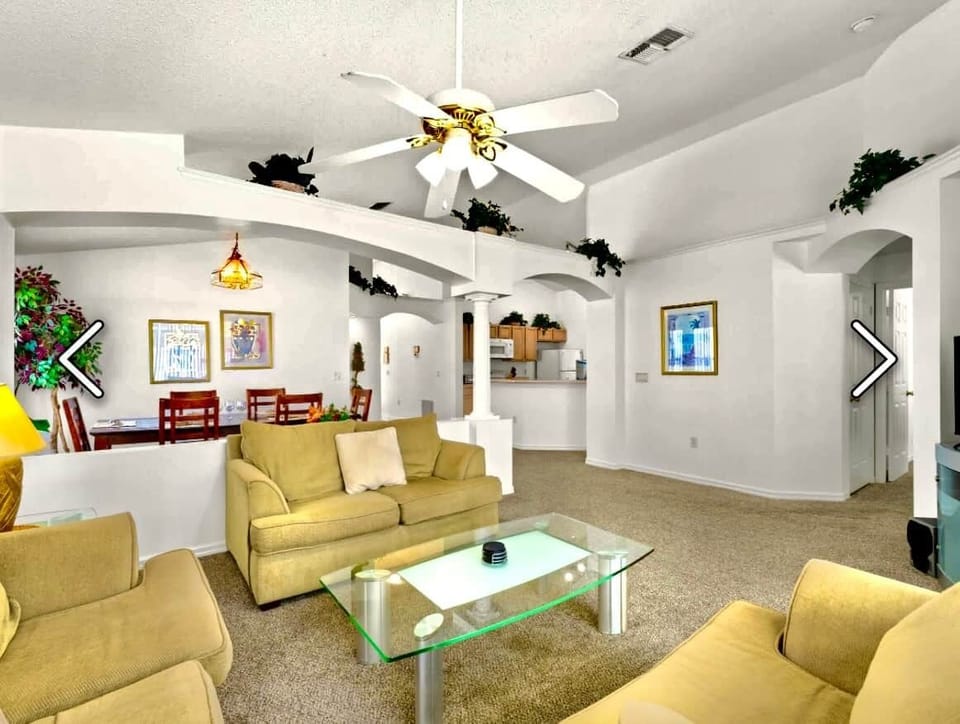 The open-plan layout ensures there is space for everyone to enjoy