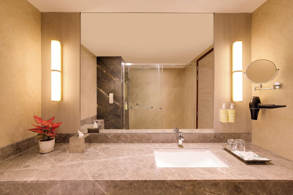 Deluxe Double Room | Bathroom | Slippers
