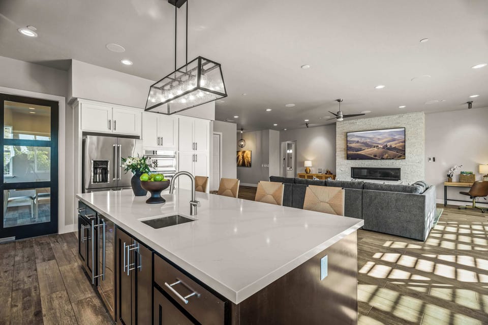 Open concept living at its best! Kitchen, dining, and living room flow seamlessly. Make yourself at home! 🏡