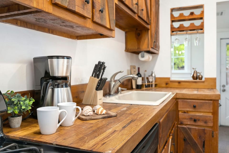 Fully-equipped Kitchen | Coffee, Creamer, and Sugar for Every Guest Stay!