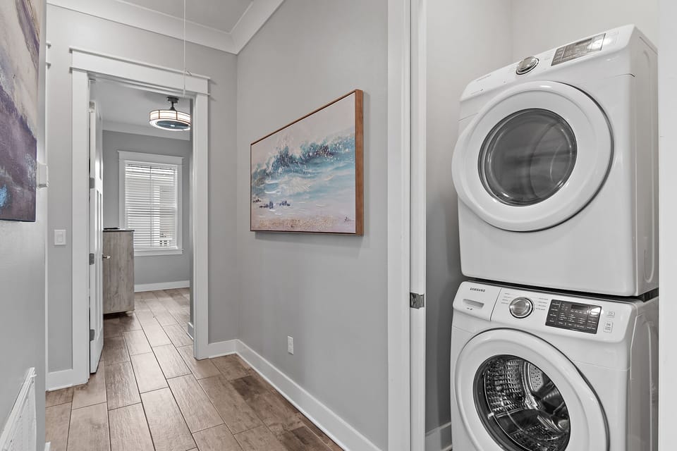 Washer and dryer