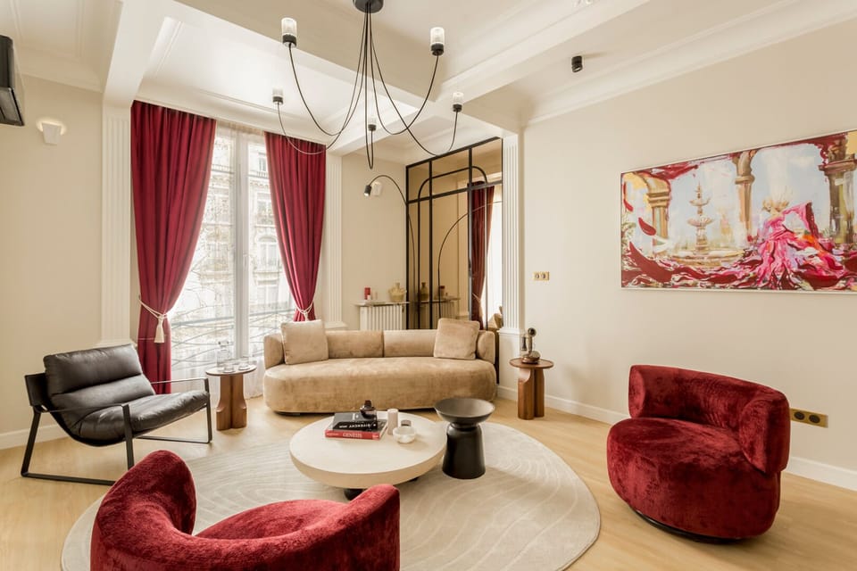 Apartment | Living area | 55-inch Smart TV with cable channels, Netflix, streaming services
