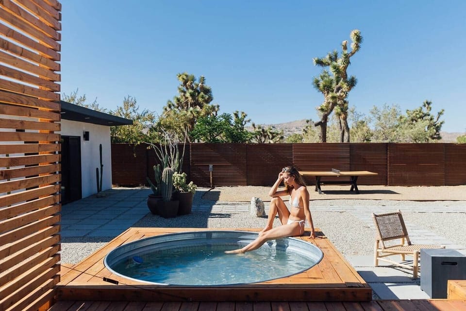 Need to cool off?!  The cowboy pool provides for a clean, refreshing reprieve from sunny days.