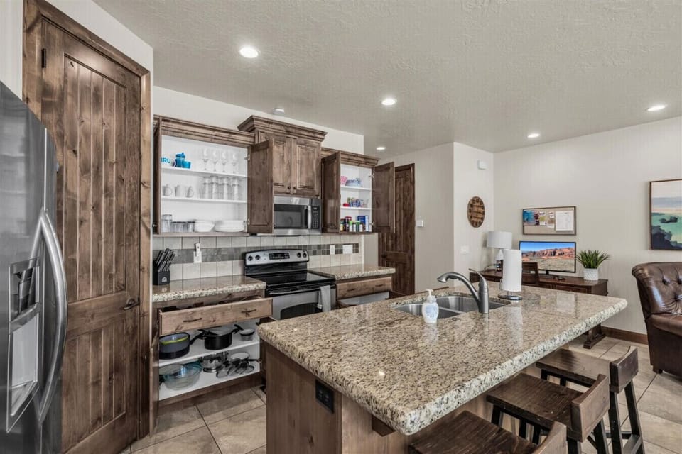 Great Room with Kitchen, Living and Dining