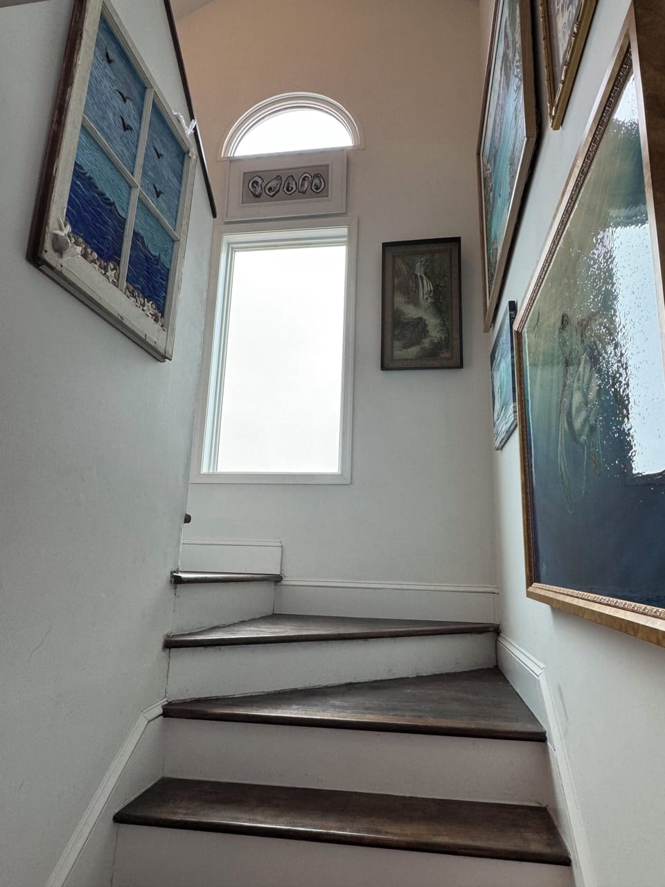 Stairs to second floor