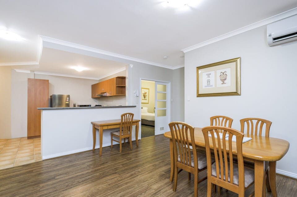 Apartment | Private kitchen | Fridge, microwave, oven, stovetop