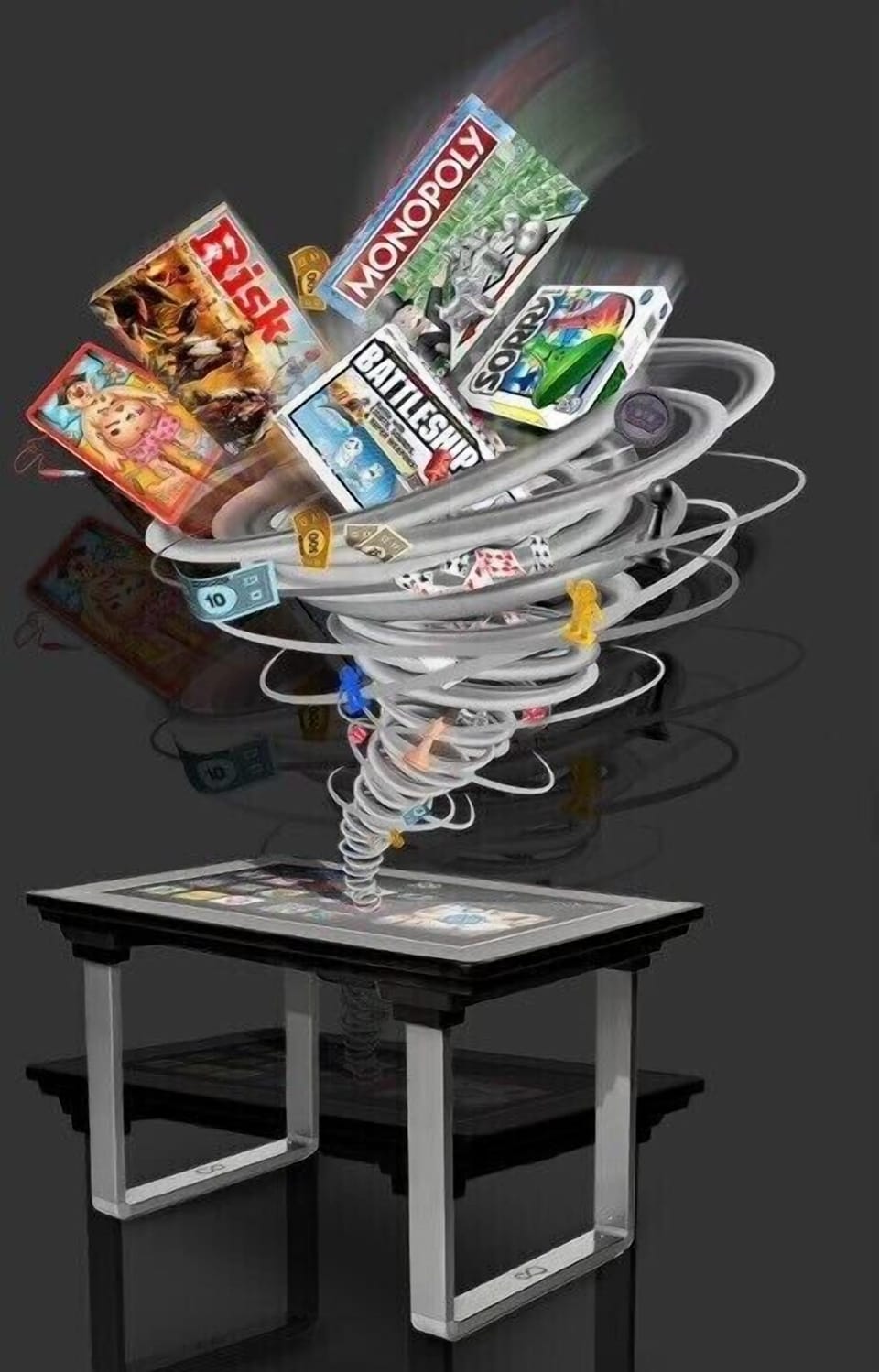 Infinity Game Table Visual Display of Games

