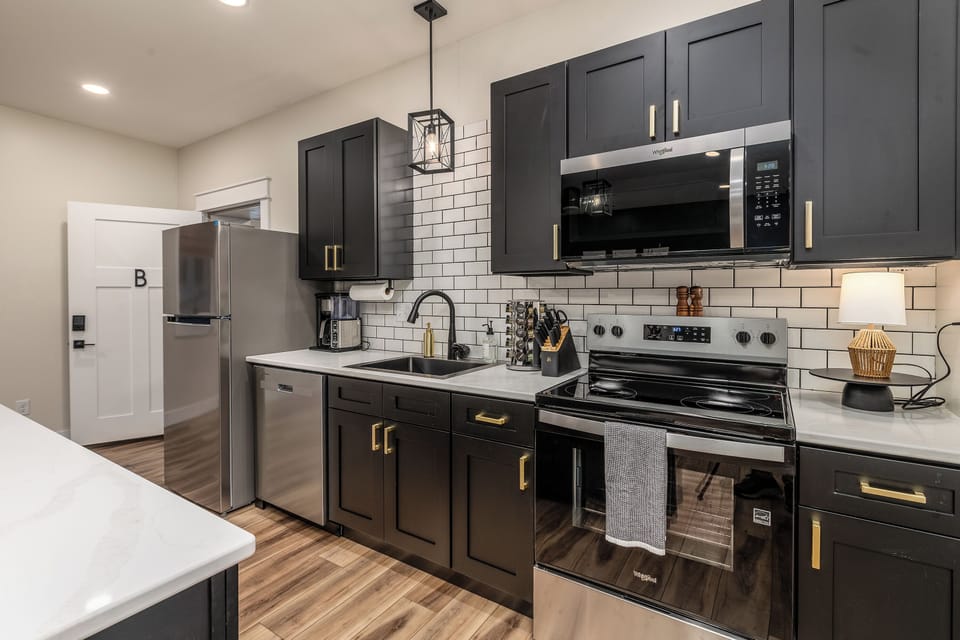 Fully kitchen- just bring groceries