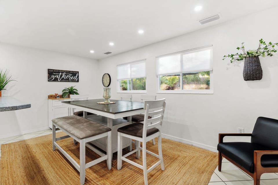 Gather around for delicious meals and meaningful conversations.