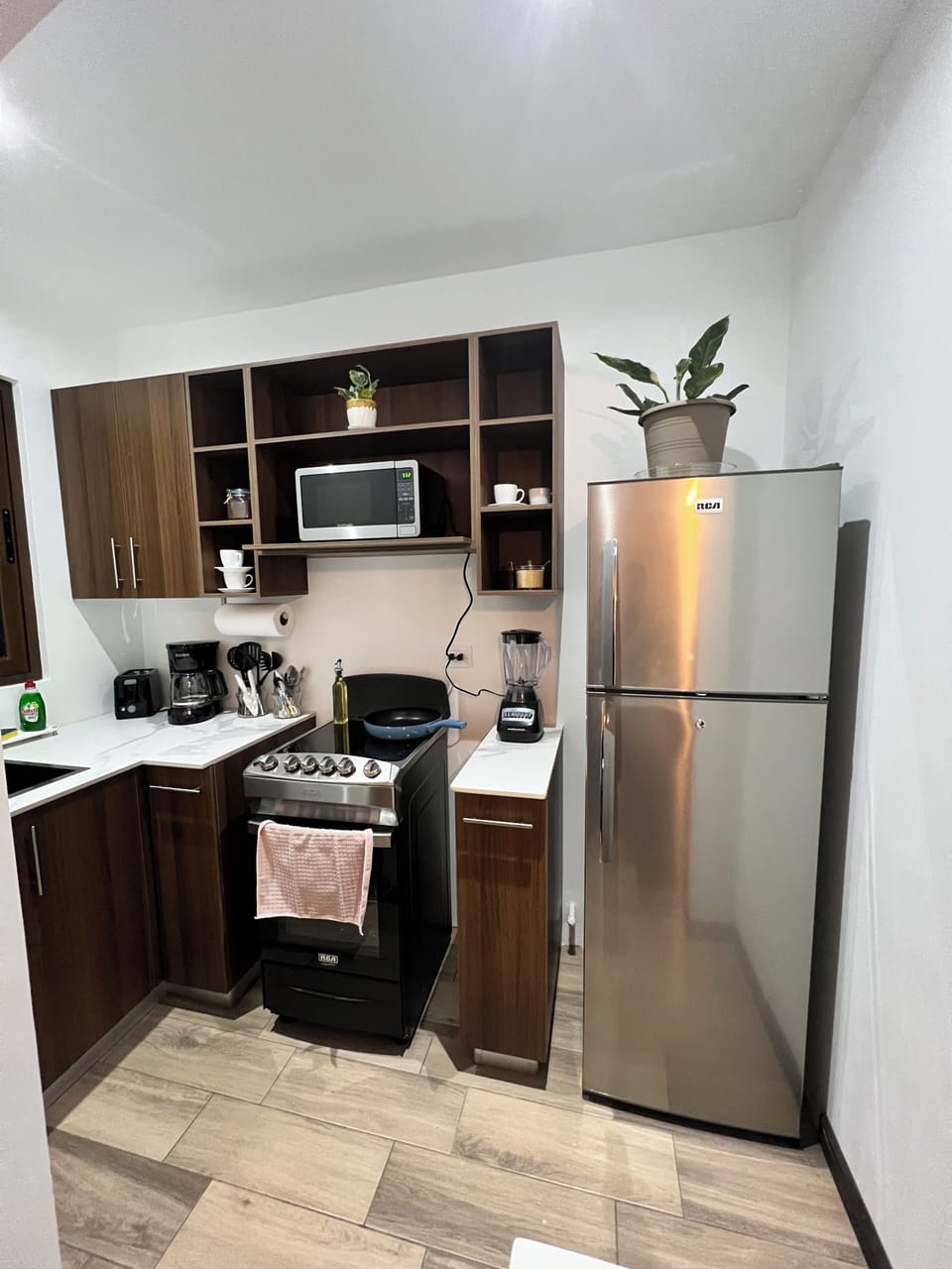 Fully stocked kitchen