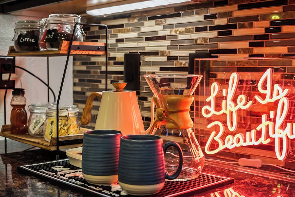 Regular coffee machine available as well