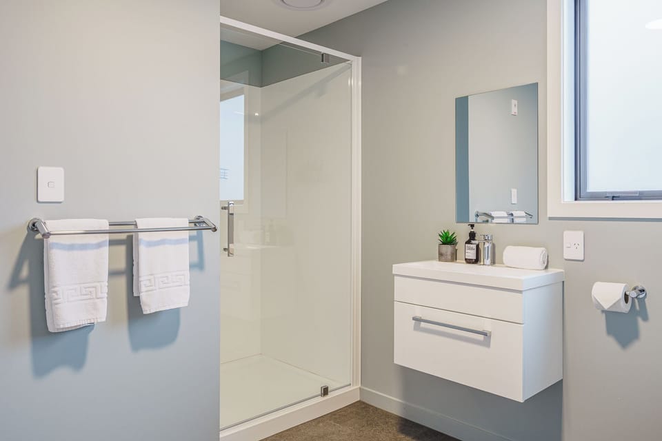 Suite | Bathroom | Separate tub and shower, hair dryer, towels, soap