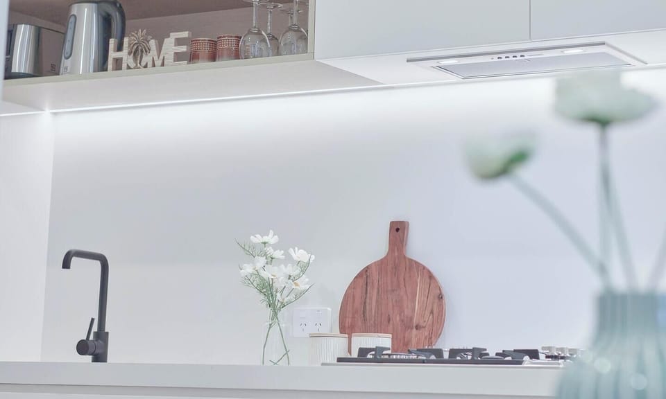 Clean and functional kitchen area