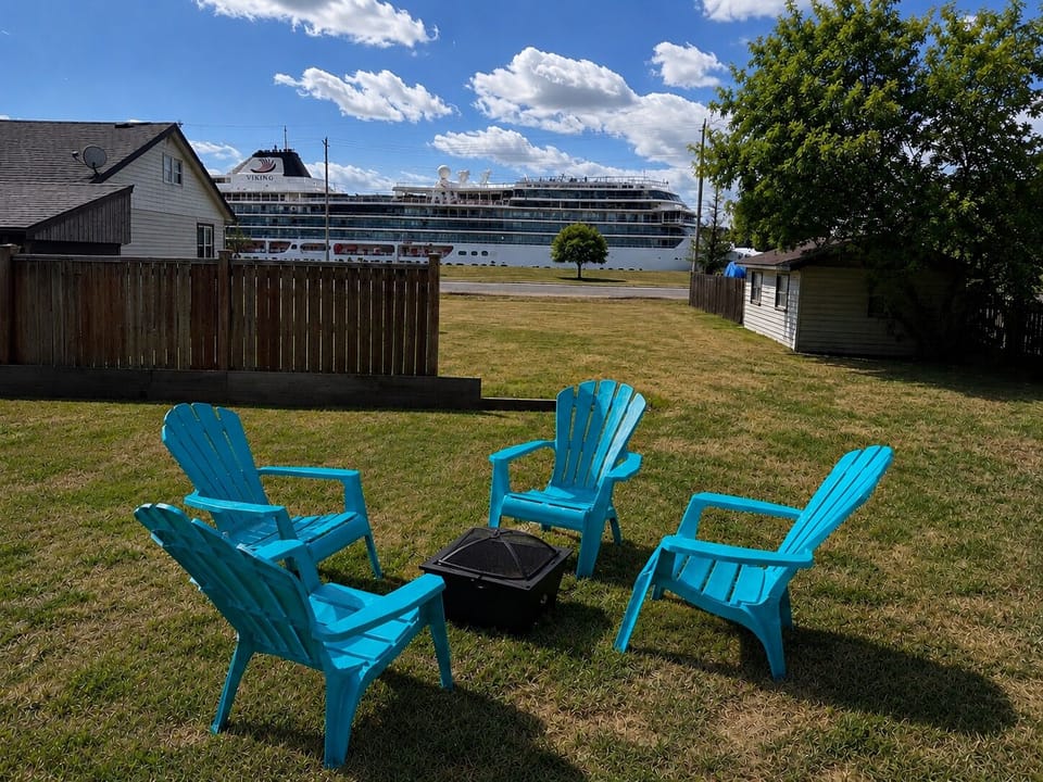 Watch massive ships pass right by your backyard on the Welland Canal view