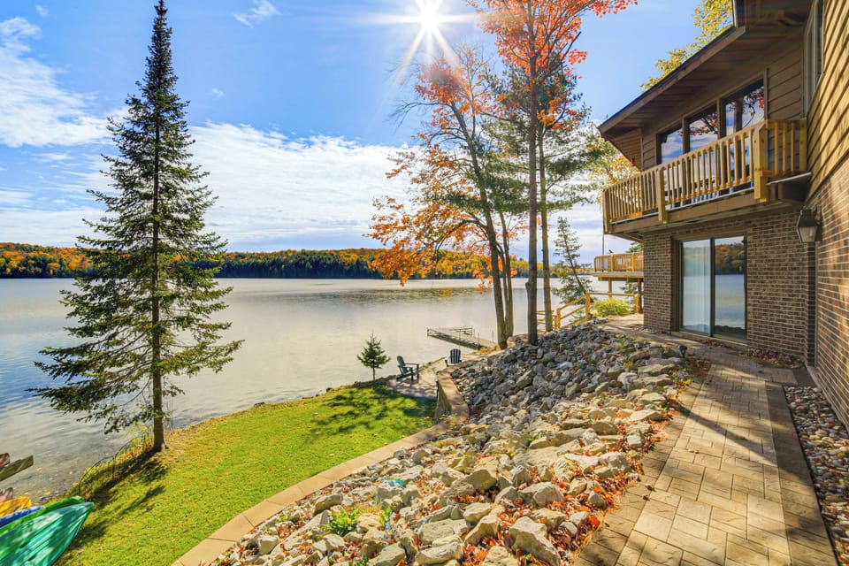 Iron River Vacation Rental | 4BR | 3BA | Steps to Enter | 2,500 Sq Ft