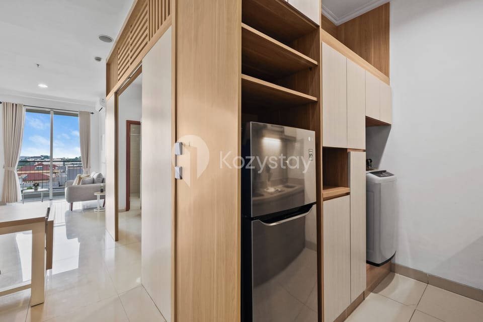 Apartment, 1 Bedroom, Sea View | Private kitchen | Full-size fridge, microwave, stovetop, rice cooker