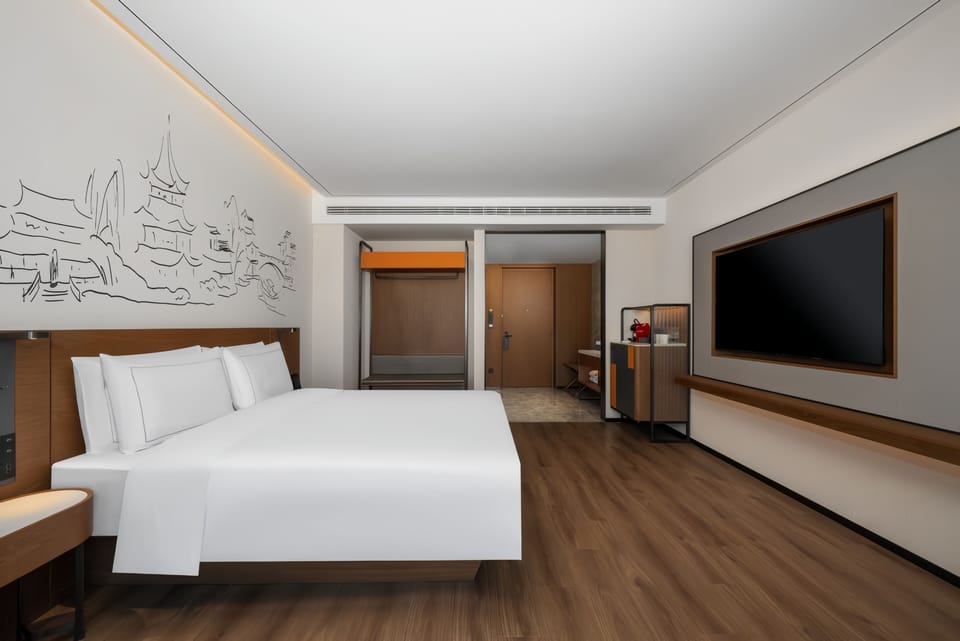 Basic Single Room, City View | In-room safe, desk, laptop workspace, blackout drapes