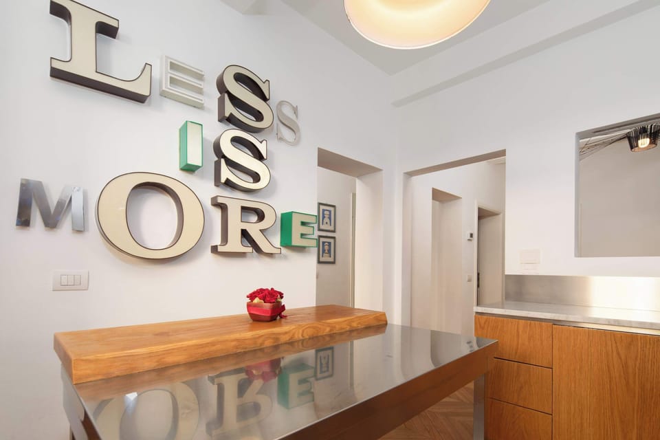 Practical dining area
