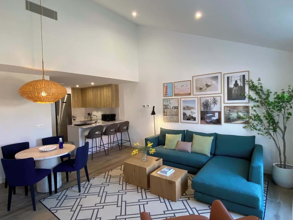 Living/dining area view.