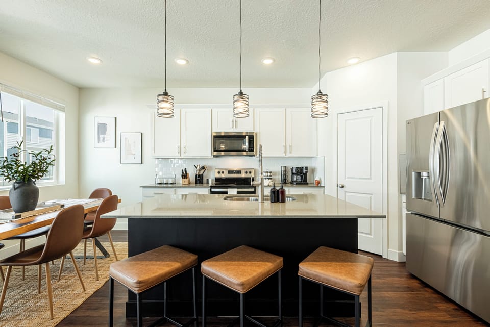 Kitchen and dining overview