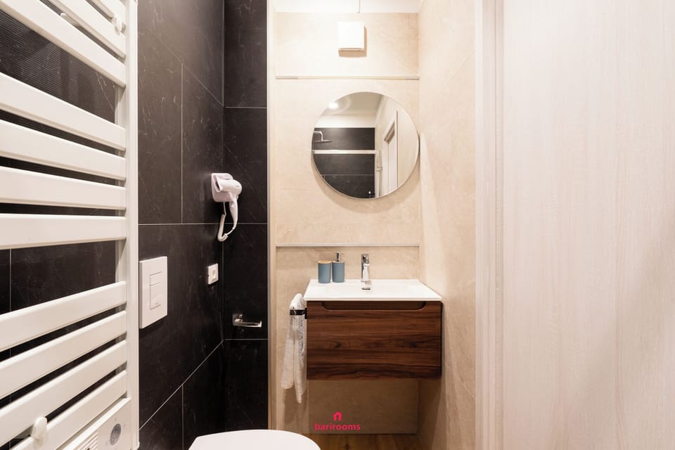 Standard Double Room | Bathroom | Shower, hair dryer, towels, soap