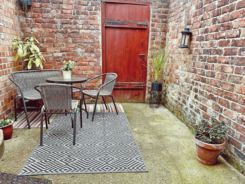 Private outdoor seating area | Ardbeg, Hexham