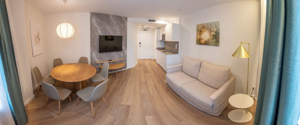 Family Apartment, City View | Laptop workspace, soundproofing, free WiFi