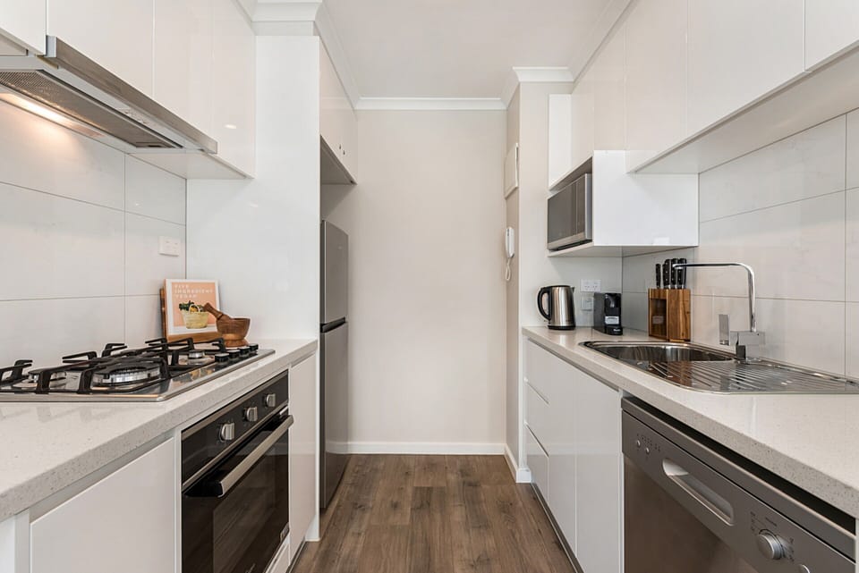 Apartment | Private kitchen | Fridge, microwave, oven, dishwasher
