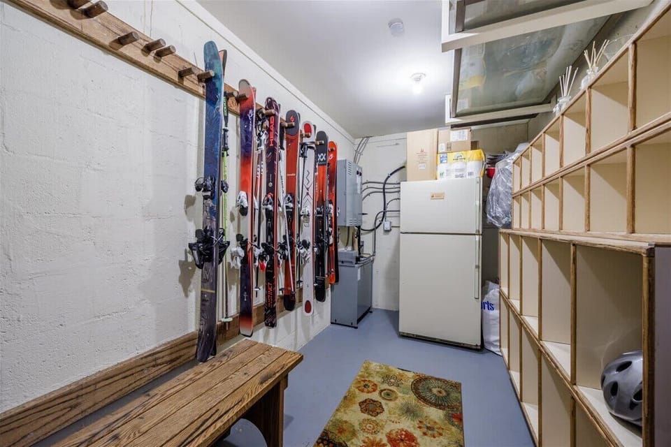 Ski & Snowboard Storage at the Entry 