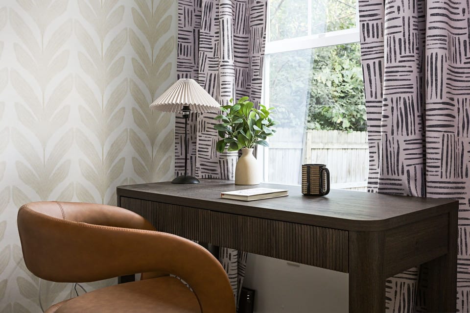 Your cozy corner for morning coffee or catching up on emails.