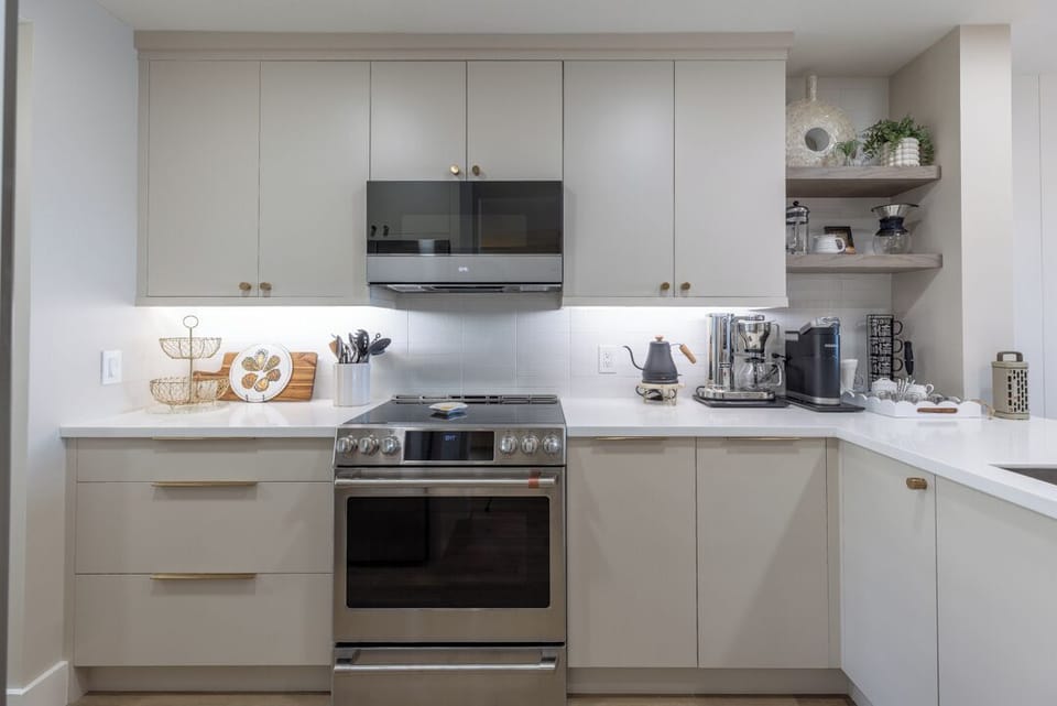 Kitchen with Stainless Steel Appliances