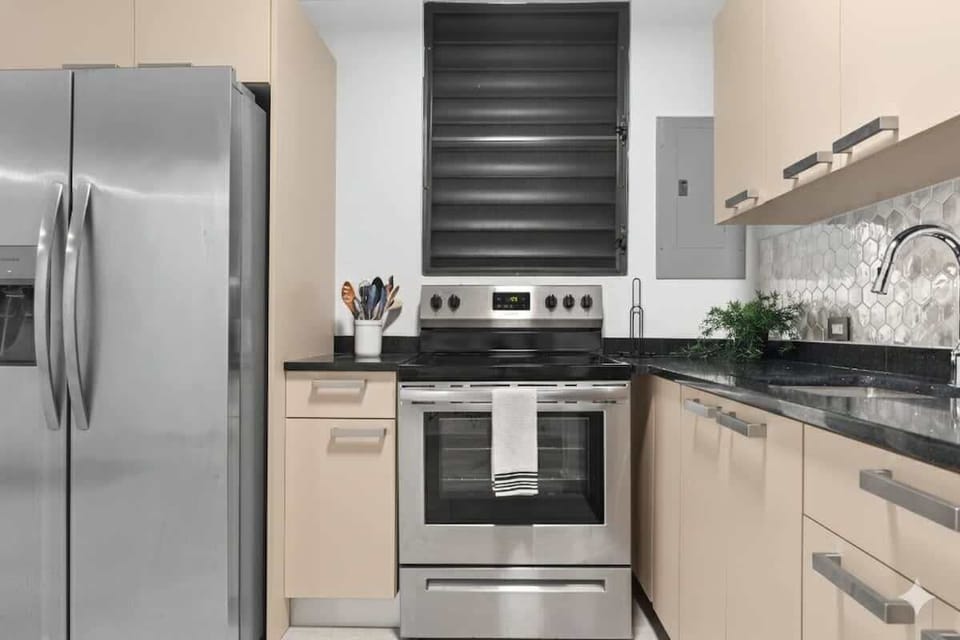 Prepare gourmet meals in this well-appointed space.