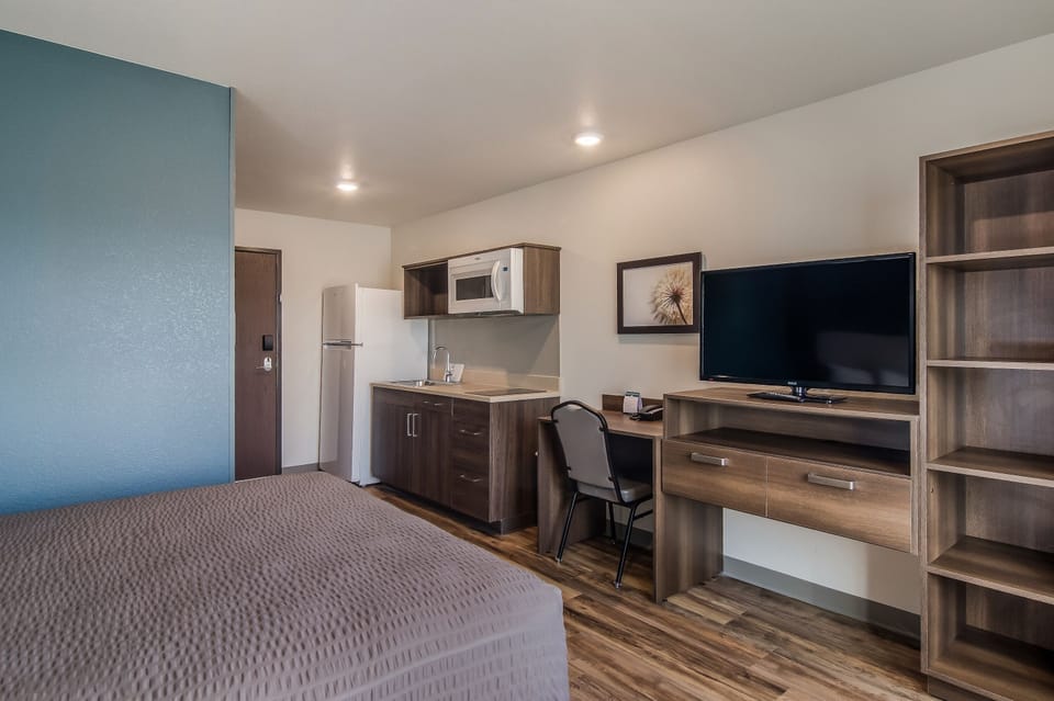 Unwind after adventures in a spacious room with kitchenette.