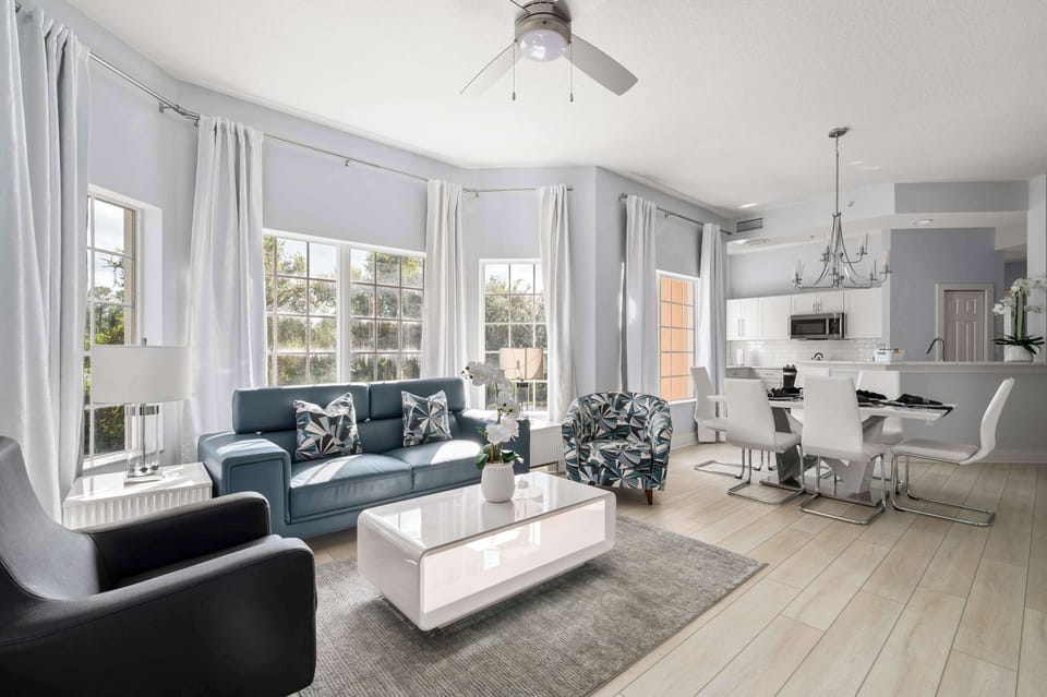 Make lasting memories in this bright and cozy living room made for togetherness.