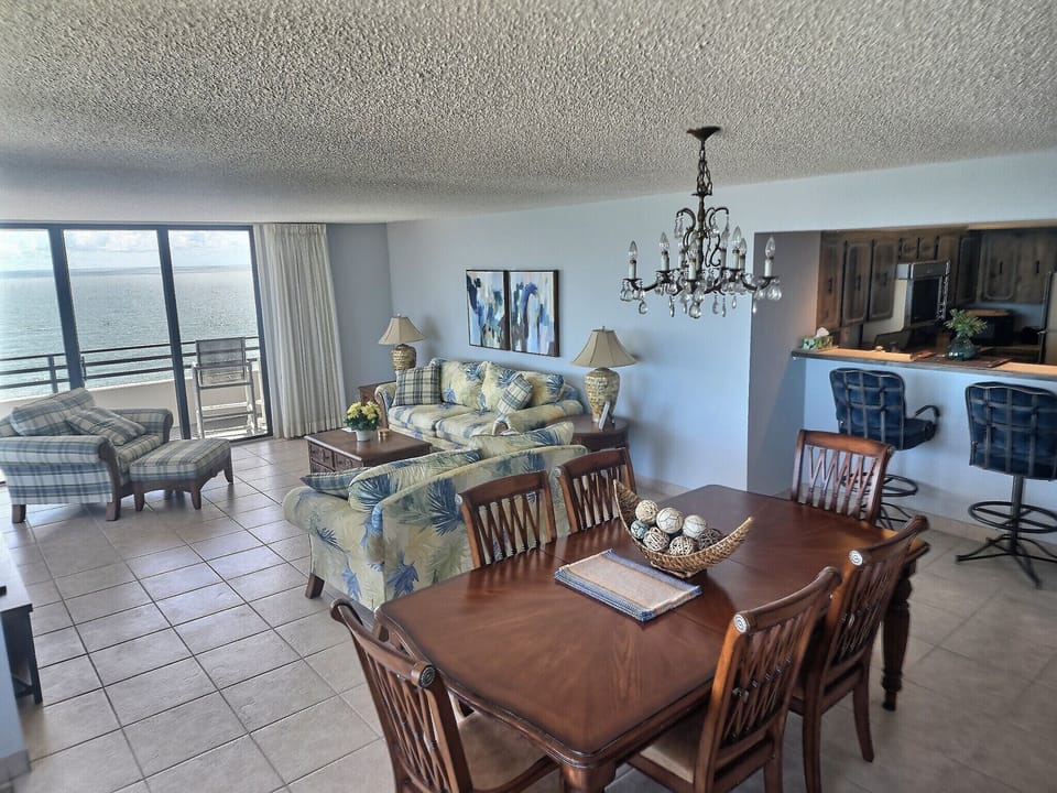 Open living area with amazing views