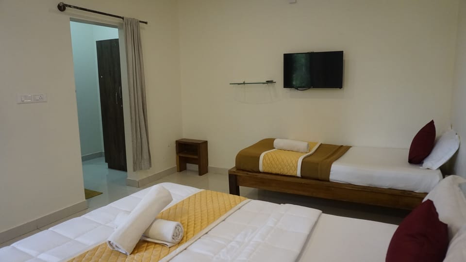 Standard Triple Room, Balcony, Mountain View | In-room safe, laptop workspace, blackout drapes, soundproofing