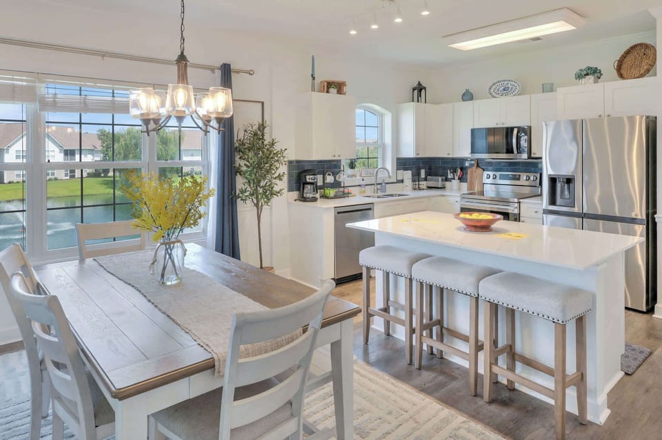 Gather Around the Kitchen & Dining Area 💙
