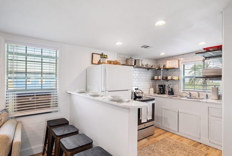 A kitchen perfect for preparing meals for the family!