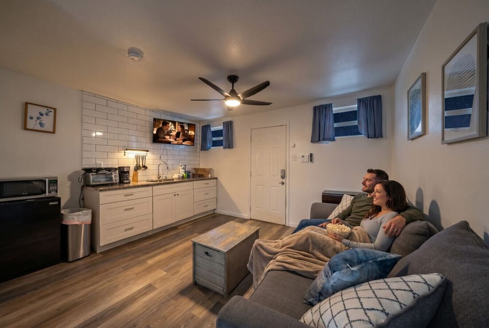 This is the main living room area of the home