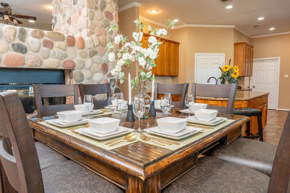 Elegant Dining | Beautifully Set Table for Family Meals and Gatherings