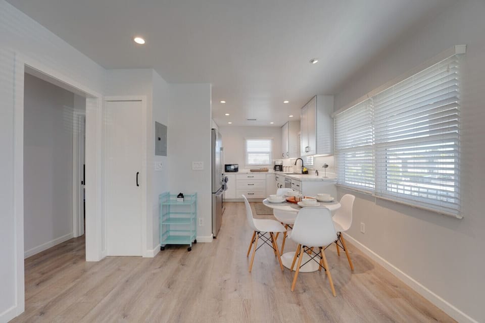 Kitchen and dining area