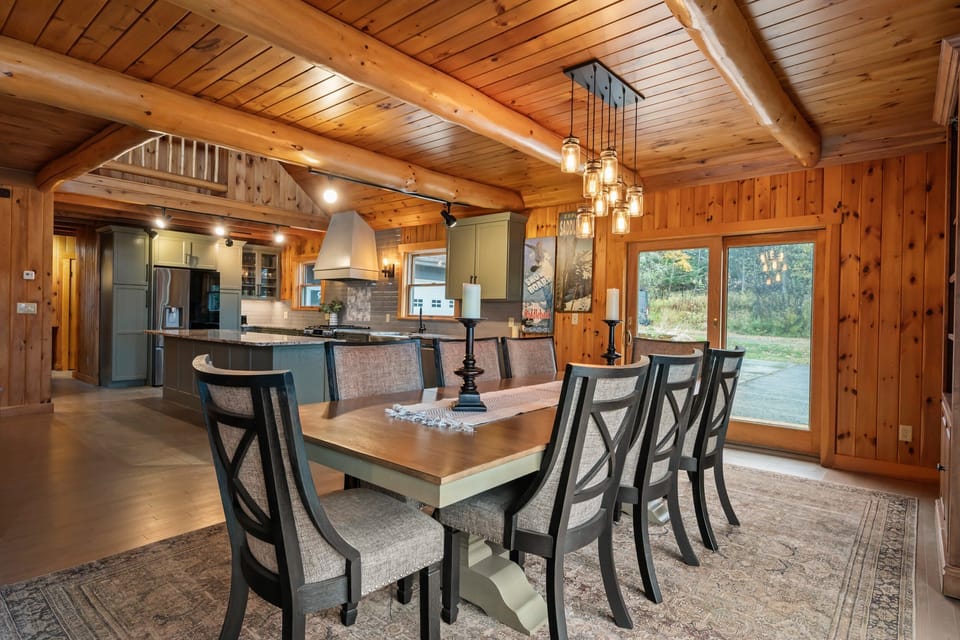 Dining area off of the kitchen