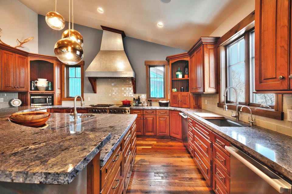 Kitchen: Drip coffee maker, Nespresso, air fryer, Crockpot, blender, waffle maker, cooking utensils, tableware