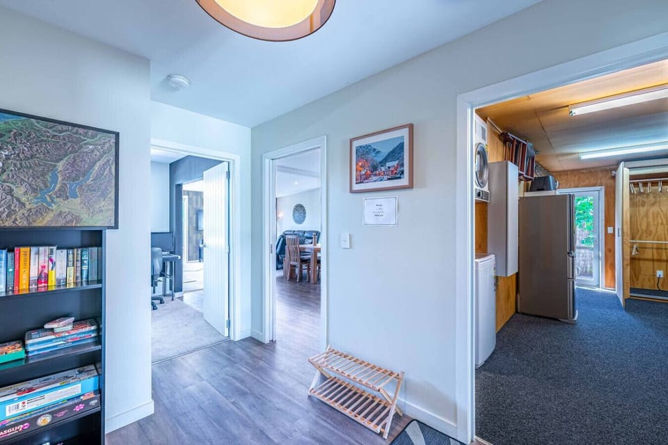 Entry hall through to lounge, bedrooms and garage