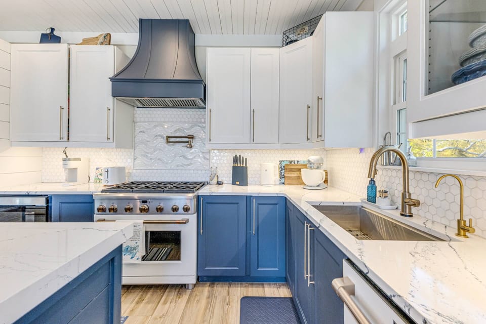 Keurig, toaster and mixer all for your conveinance
